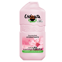 Gel douche hydratant lait de riz et fleur de sakura USHUAÏA - flacon 280ml