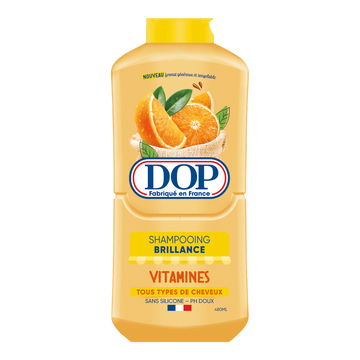 Shampoing brillance vitamines sans silicone ph doux DOP - flacon 480ml