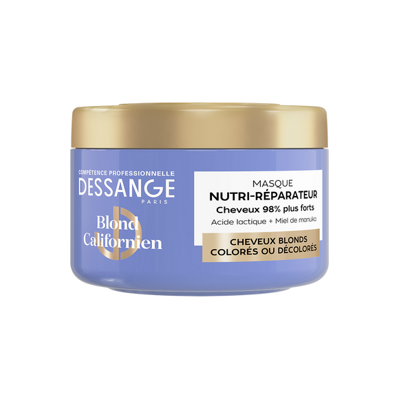 Masque nutri-réparateur DESSANGE cheveux blonds, colorés ou décolorés280ml