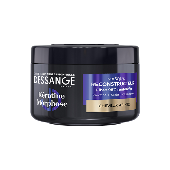 Masque reconstructeur DESSANGE Kératine Morphose cheveux abîmés 280ml