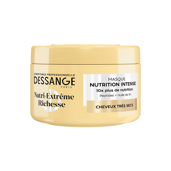 Masque capillaire nutrition intense cheveux très secs DESSANGE - pot 280ml