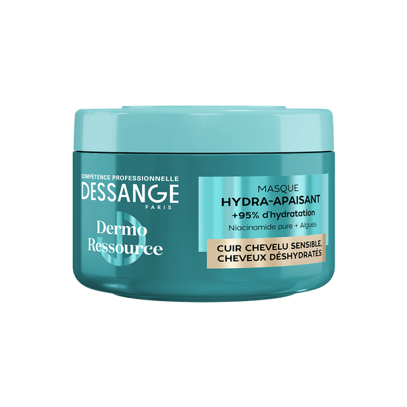 Masque hydra-apaisant DESSANGE cuir chevelu sensible, déshydraté 280ml