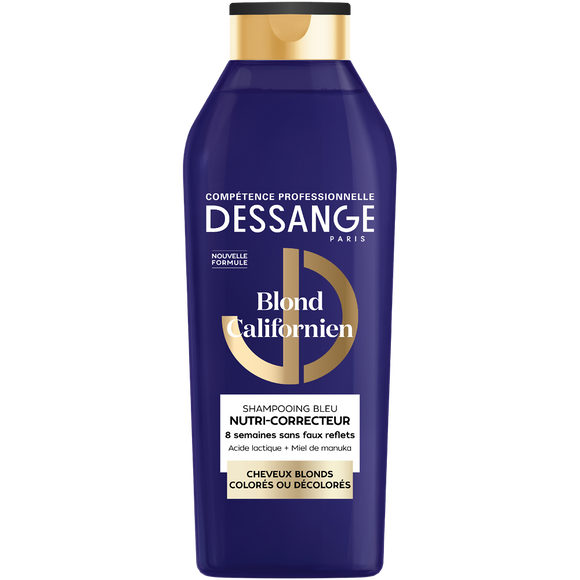 Shampooing bleu nutri-correcteur DESSANGE blond californien 280ml