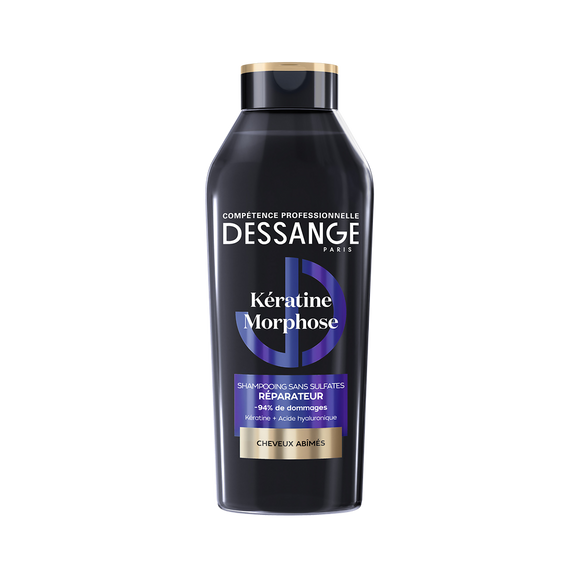 Shampooing réparateur sans sulfates DESSANGE kératine morphose 280ml