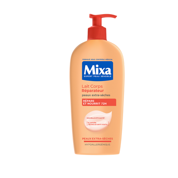 Lait corps réparateur MIXA 400ml