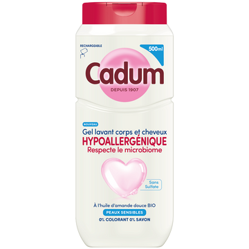 Crème douche hypoallergénique CADUM 500ml