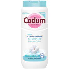 Crème douche CADUM surdoux velour coton 500ml