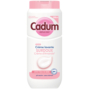 Crème douche CADUM surdoux amande 500ml