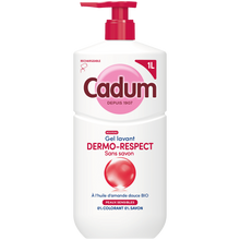 Gel lavant CADUM Dermo-respect sans savon en flacon pompe 1L