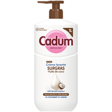 Crème lavante CADUM surgras Huile de coco en flacon pompe 1L