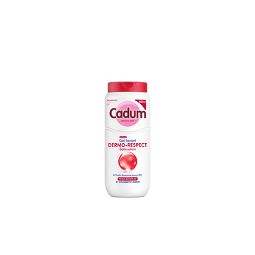 Gel lavant CADUM Dermo-respect sans savon en flacon rechargeable 500mL