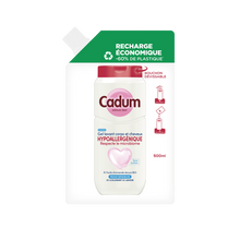 Éco-recharge gel lavant corps et cheveux CADUM Hypoallergénique 500mL