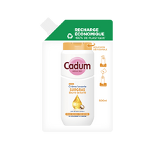 Éco-recharge crème lavante CADUM Surgras beurre de karité 500mL