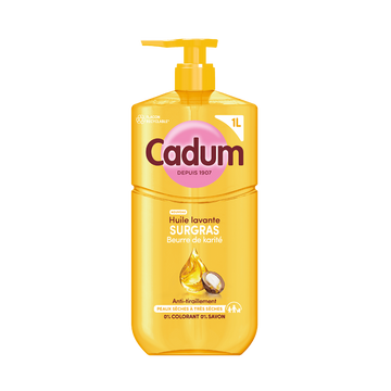Huile lavante CADUM surgras beurre de karité 1l