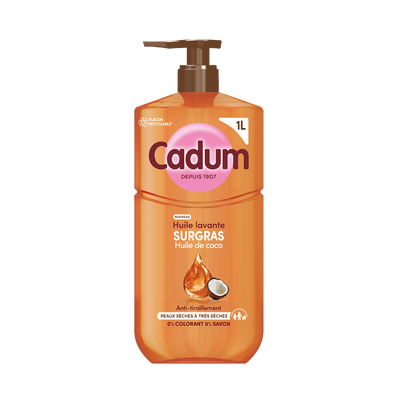 Huile lavante CADUM surgras huile de coco 1l
