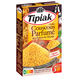 Couscous parfumé aux épices du monde TIPIAK - 2x255g