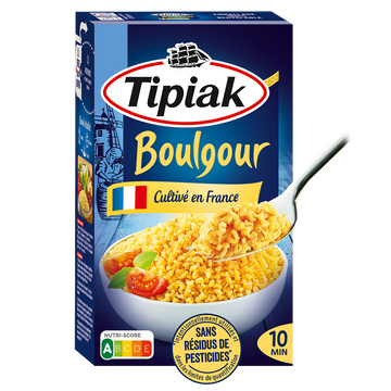 Boulgour Tradition France sans résidus de pesticides TIPIAK - 450g