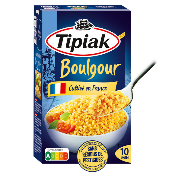 Boulgour Tradition France sans résidus de pesticides TIPIAK - 450g