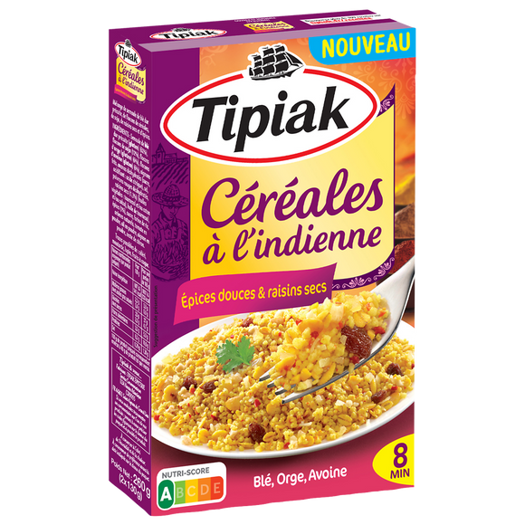 Céréales à l'indienne TIPIAK - 2x130g