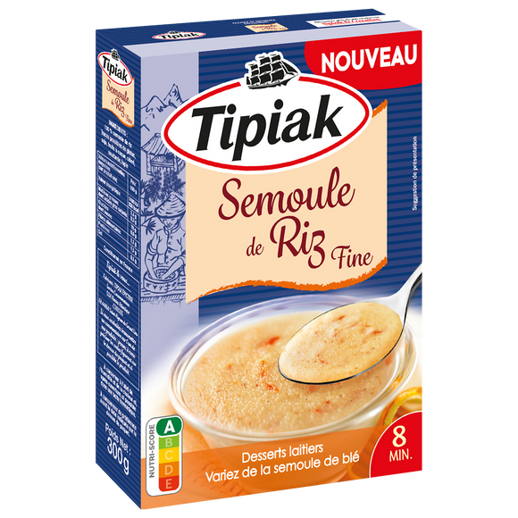 Semoule fine de riz TIPIAK, 300g