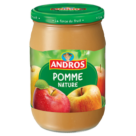 Dessert pomme nature ANDROS, bocal de 660g