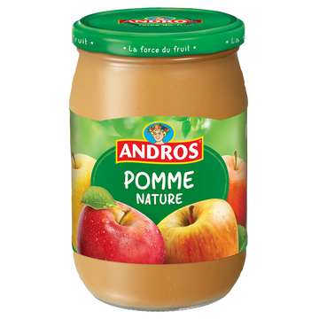 Dessert pomme nature ANDROS, bocal de 660g