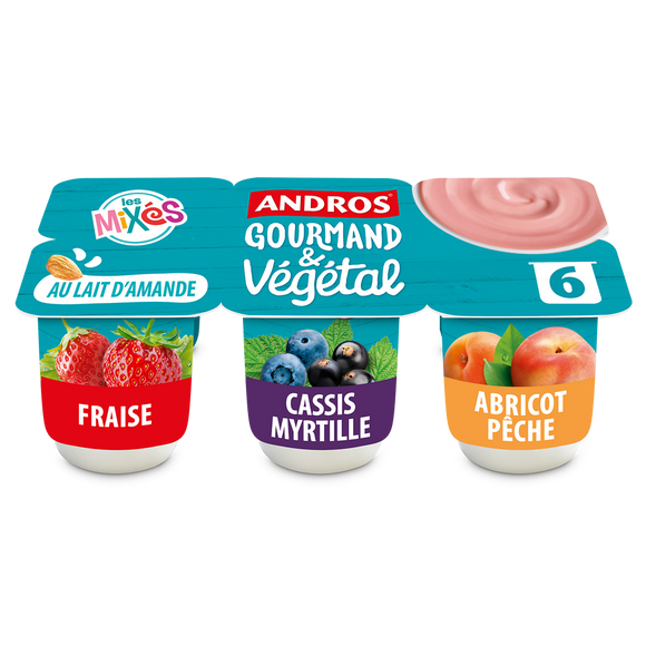 Brassé végétal fruit verger ANDROS GOURMAND&VEGETAL 6x100g