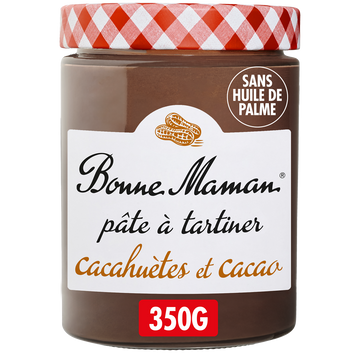 Pâte à Tartiner Cacahuète et Cacao Bonne Maman 350g