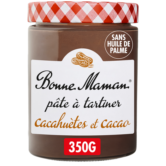 Pâte à Tartiner Cacahuète et Cacao Bonne Maman 350g