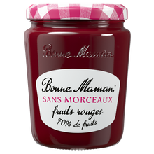 Confiture sans morceaux fruits rouges BONNE MAMAN, bocal 310g