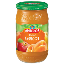 Dessert fruitier pomme/abricot ANDROS, bocal de 750g