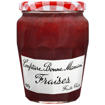 Confiture de fraises BONNE MAMAN pot familial 680g