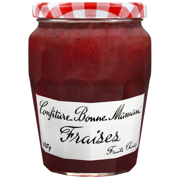Confiture de fraises BONNE MAMAN pot familial 680g