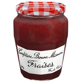 Confiture de fraises BONNE MAMAN pot familial 680g
