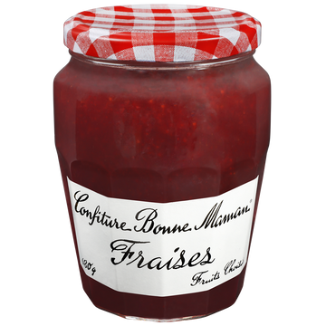 Confiture de fraises BONNE MAMAN pot familial 680g