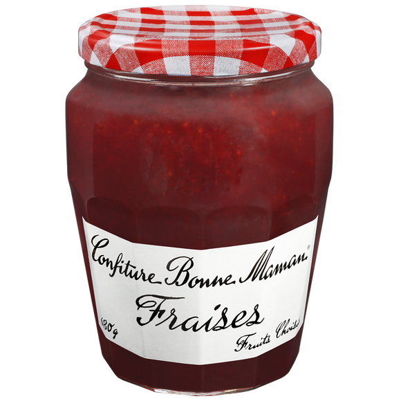Confiture de fraises BONNE MAMAN pot familial 680g