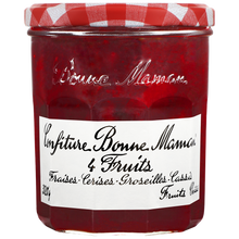 Confiture 4 fruits BONNE MAMAN, bocal de 320g