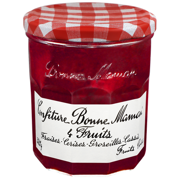 Confiture 4 fruits BONNE MAMAN, bocal de 320g