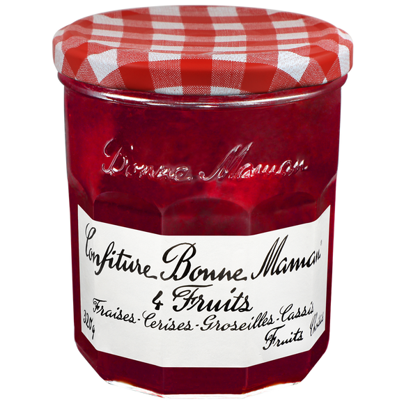 Confiture 4 fruits BONNE MAMAN, bocal de 320g