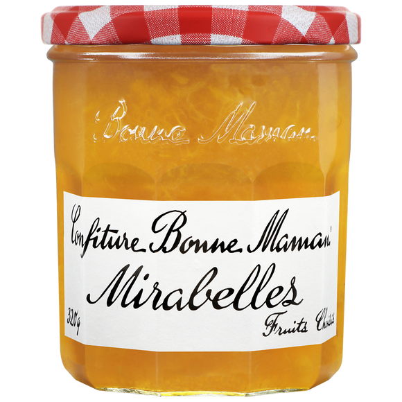 Confiture de mirabelles BONNE MAMAN, bocal de 320g