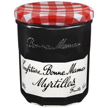 Confiture myrtilles BONNE MAMAN, bocal de 320g