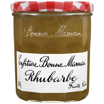 Confiture de Rhubarbe BONNE MAMAN, bocal de 320g