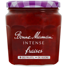 Confiture fraise intense BONNE MAMAN, 335g