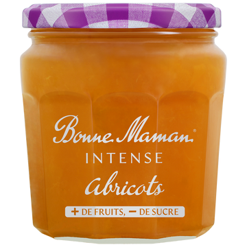 Confiture d'abricot intense BONNE MAMAN, 335g