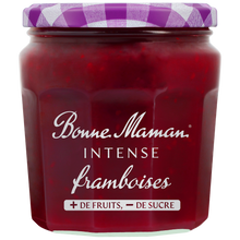 Confiture framboise intense BONNE MAMAN, 335g