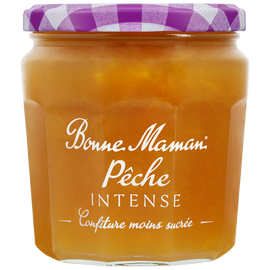 Confiture pêche intense BONNE MAMAN, 335g