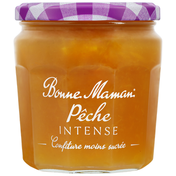 Confiture pêche intense BONNE MAMAN, 335g