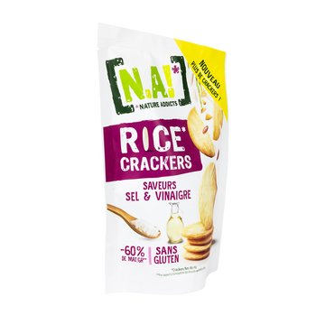 Crackers sel et vinaigre N.A rice, 85g