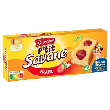 Gâteau duo Fraise PTIT SAVANE BROSSARD, 150g