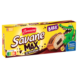 Gâteau SAVANE Max Barr' Pocket BROSSARD, x7, 210g